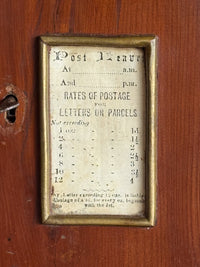 A Mid 19th Century Yew Wood Country House Letterbox