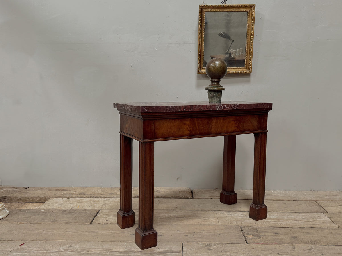 A Chippendale Period Mahogany Side Table