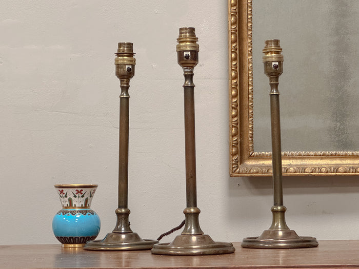 Early 20th Century Brass Lamps