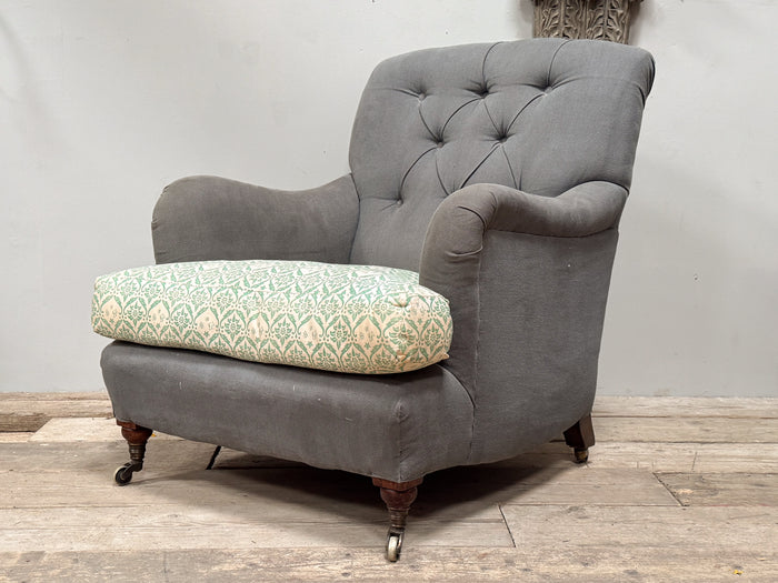 A 19th Century Howard & Sons Bridgewater Armchair