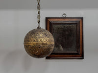 A Late 19th Century Indian Brass Shadow Ball
