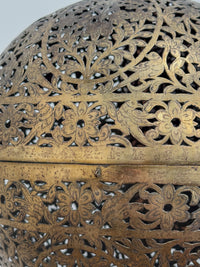 A Late 19th Century Indian Brass Shadow Ball