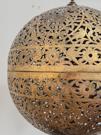 A Late 19th Century Indian Brass Shadow Ball