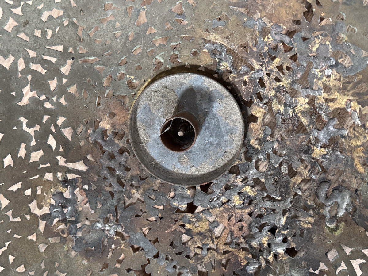 A Late 19th Century Indian Brass Shadow Ball