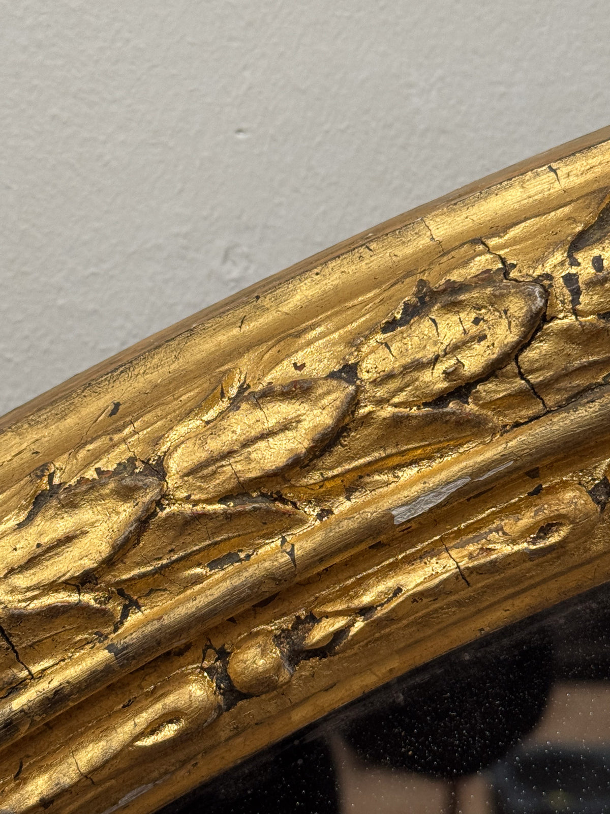 A Mid 19th Century Giltwood Oval Mirror