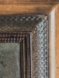 A William & Mary Period Walnut Ripple Frame Mirror