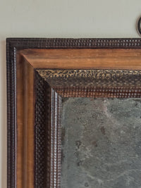 A William & Mary Period Walnut Ripple Frame Mirror