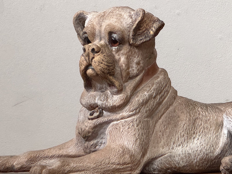 A Late 19th Century Austrian Terracotta Dog