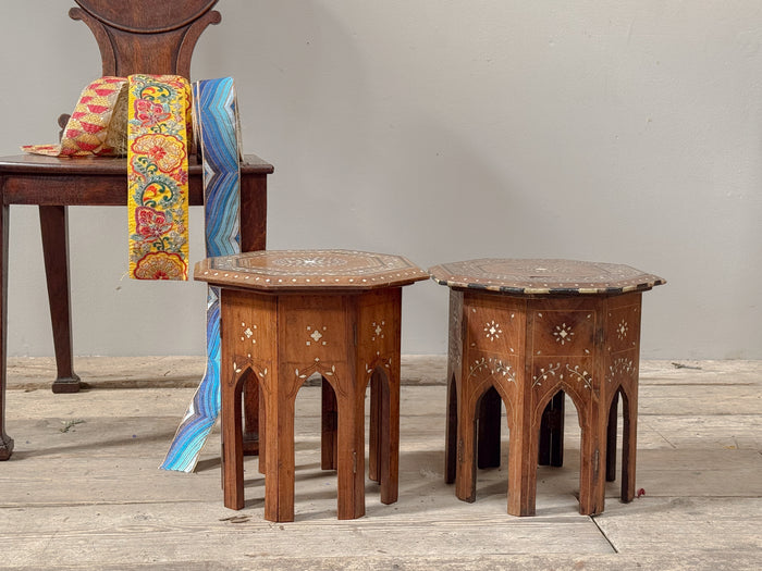 A Pair of Smaller Late 19th Century Hoshiarpur Tables