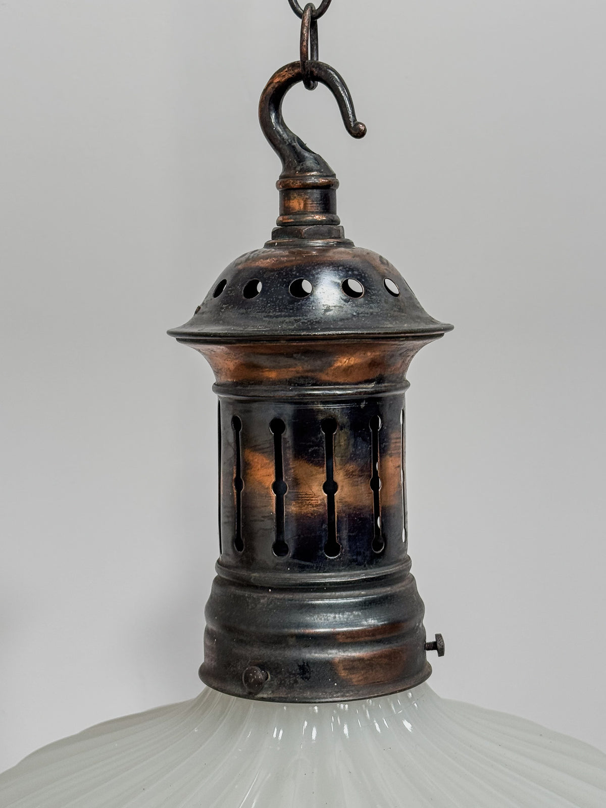A Rare Jefferson Doriclite Moonstone Pendant Light