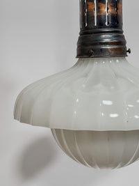 A Rare Jefferson Doriclite Moonstone Pendant Light