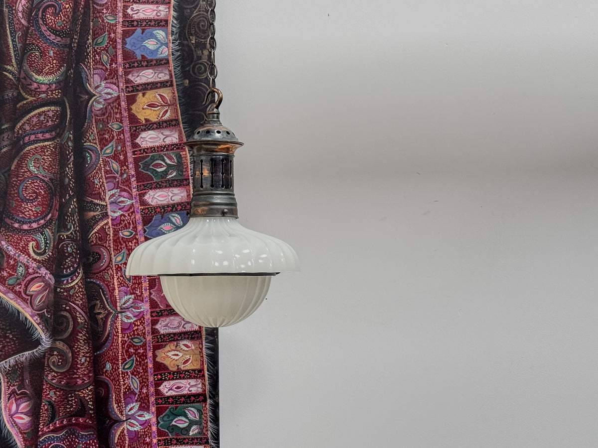 A Rare Jefferson Doriclite Moonstone Pendant Light