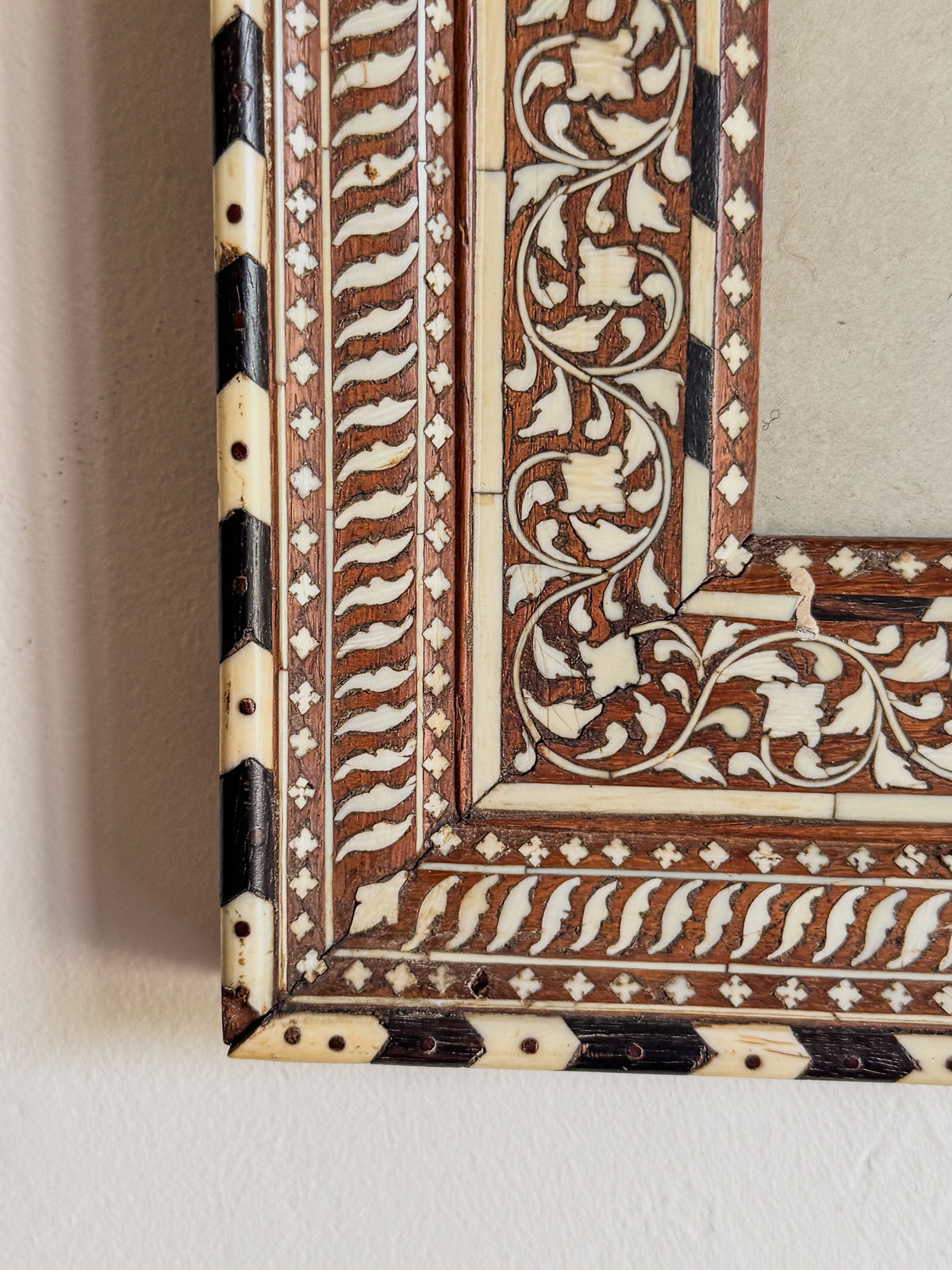 A Late 19th Century Inlaid Hoshiarpur Frame