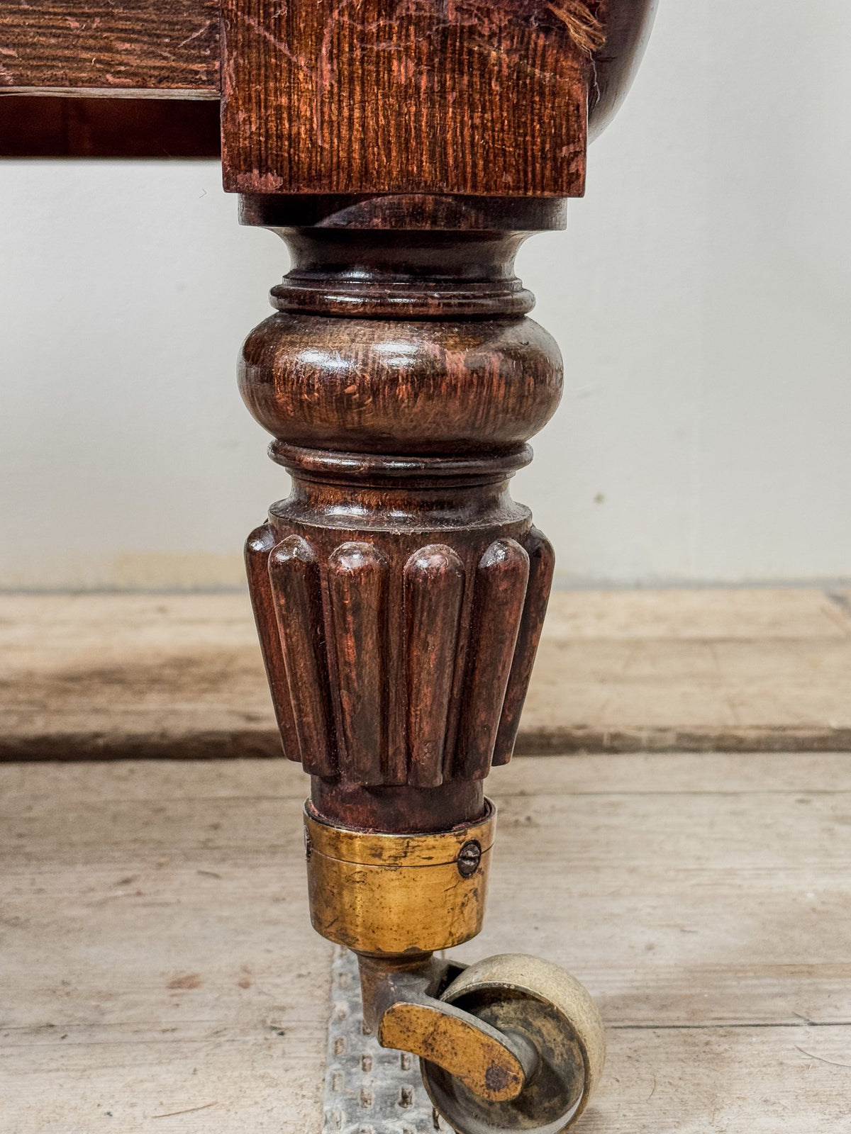 A Late Regency Bergeré Library Chair attributed to Gillows