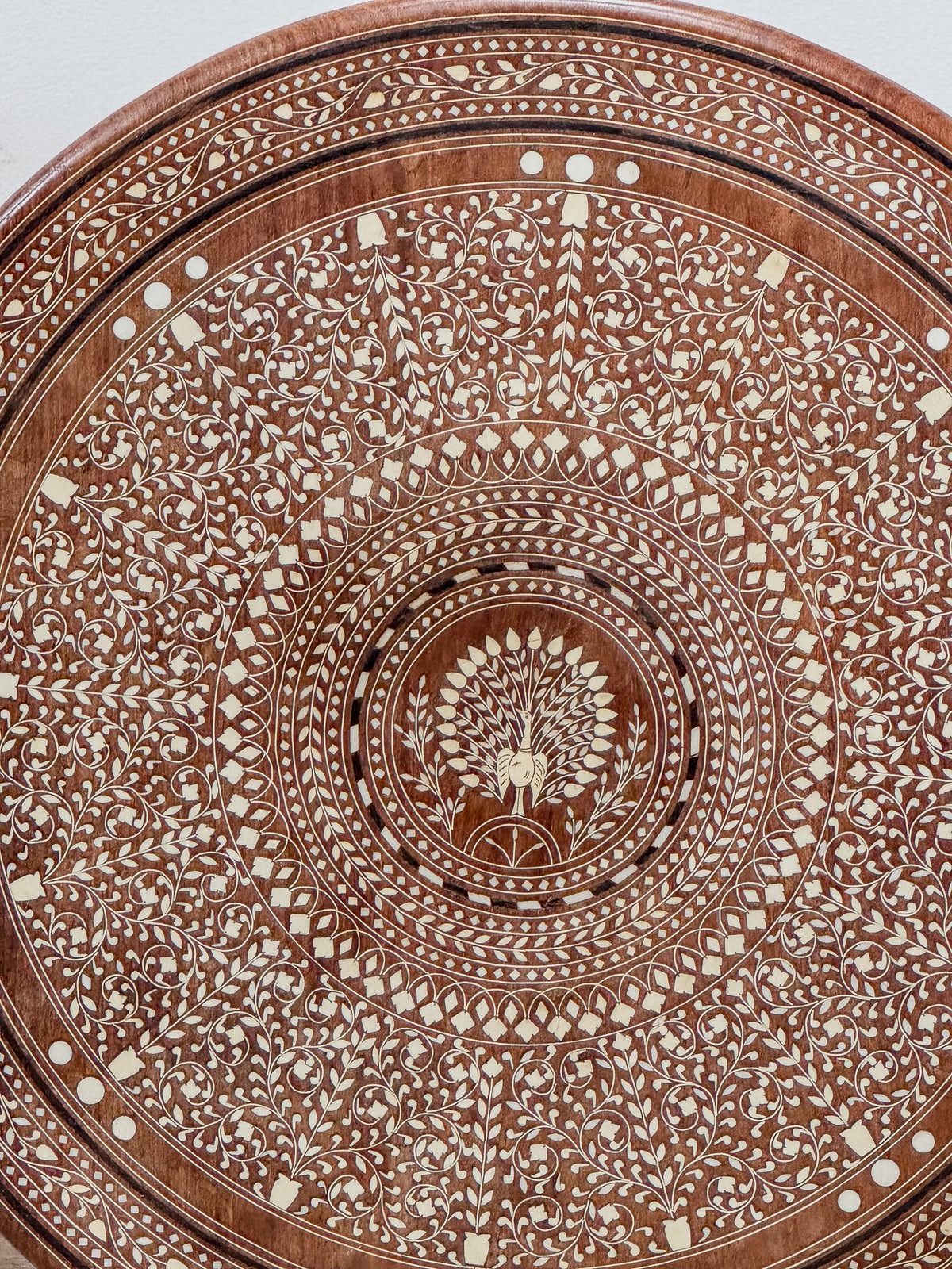 An Early 20th Century Indian Inlaid Elephant Table