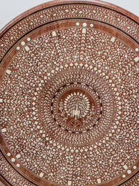 An Early 20th Century Indian Inlaid Elephant Table