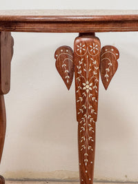 An Early 20th Century Indian Inlaid Elephant Table