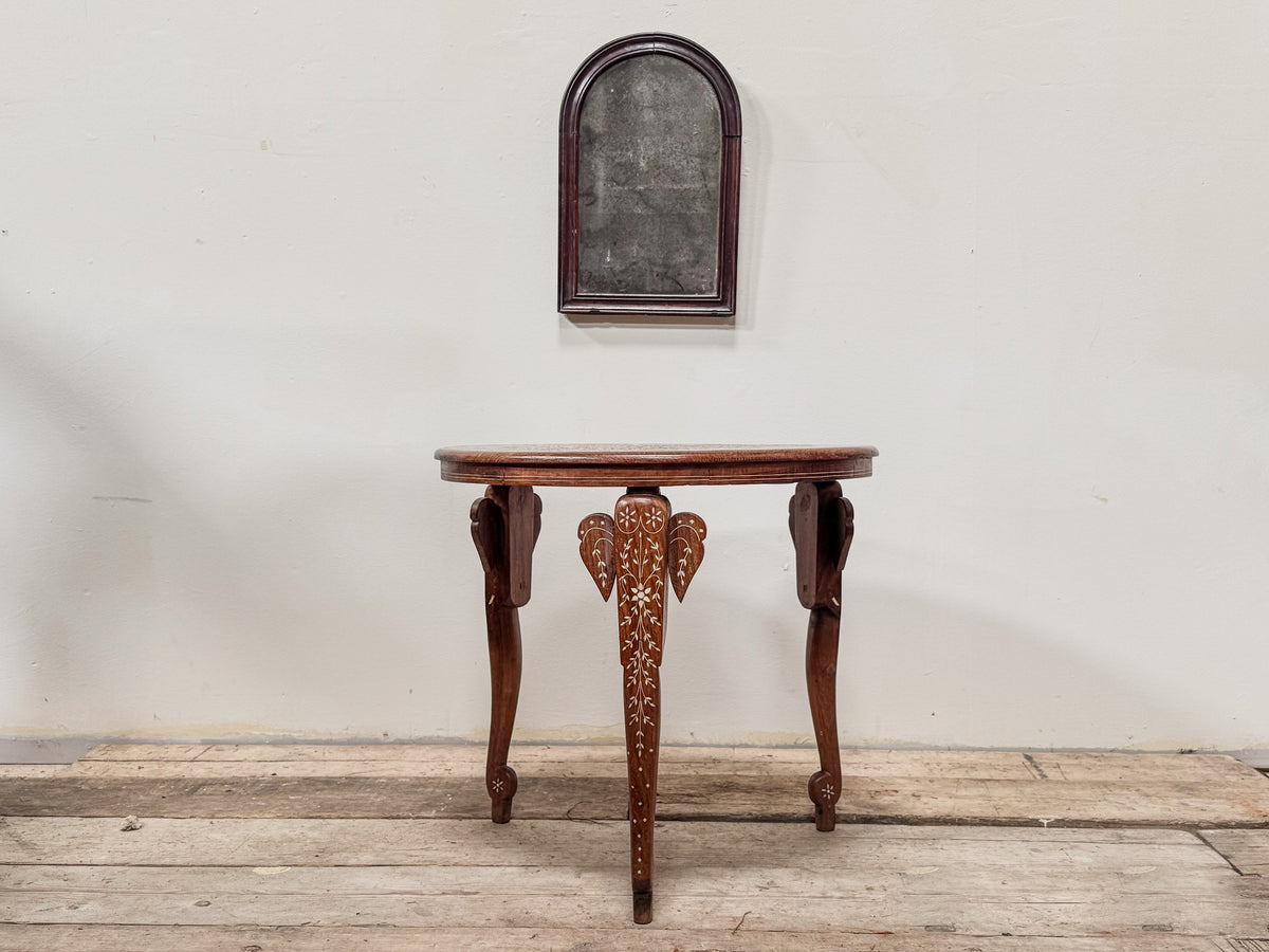 An Early 20th Century Indian Inlaid Elephant Table
