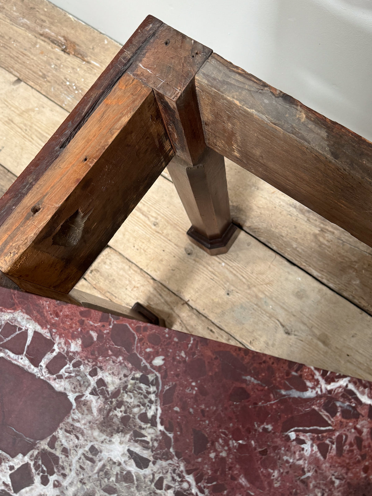A Chippendale Period Mahogany Side Table