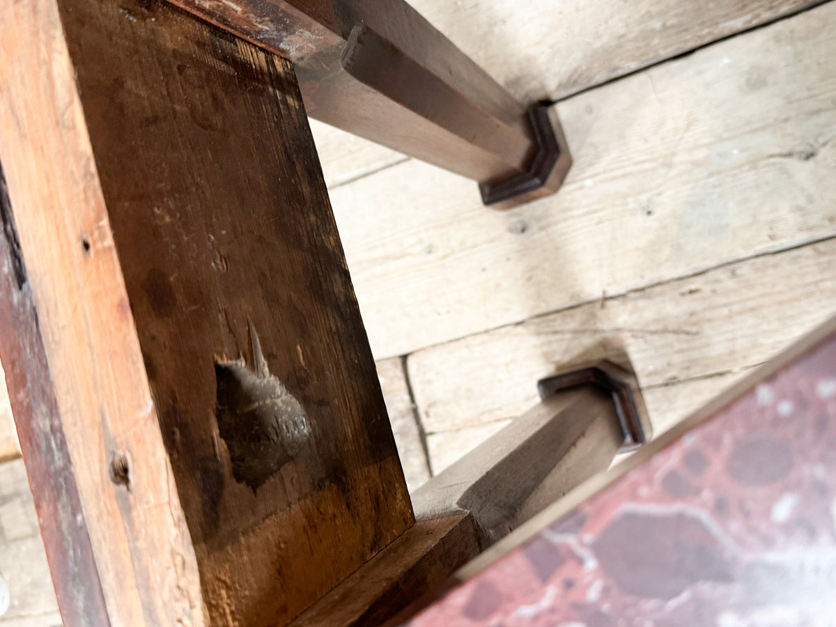 A Chippendale Period Mahogany Side Table