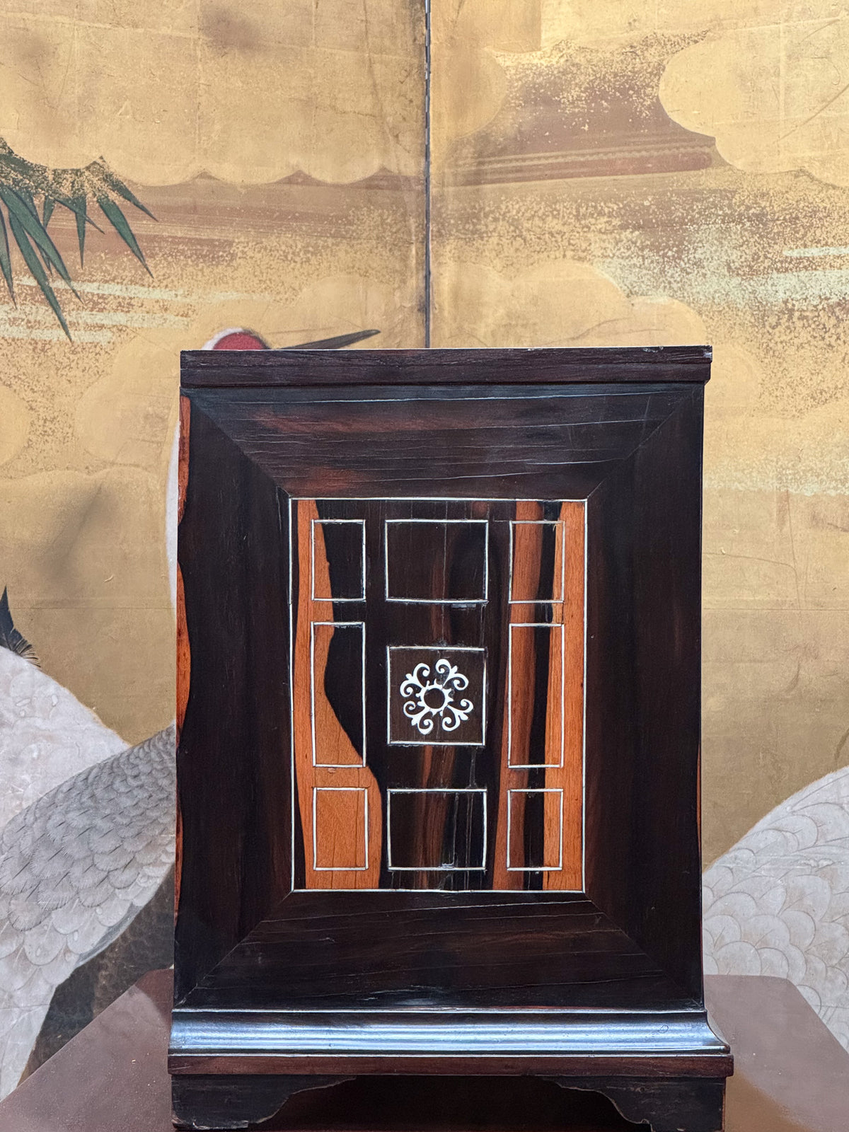 A 17th Century Milanese Ebony & Bone Inlaid Cabinet
