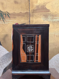 A 17th Century Milanese Ebony & Bone Inlaid Cabinet