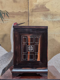 A 17th Century Milanese Ebony & Bone Inlaid Cabinet