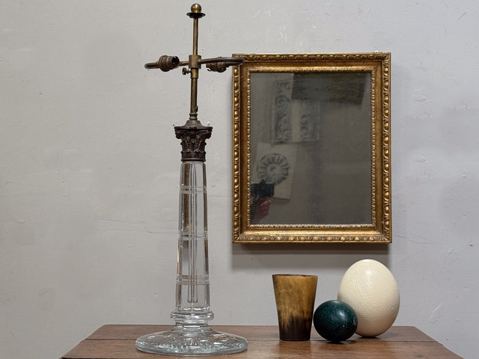 A Late 19th Century Cut Glass Lamp