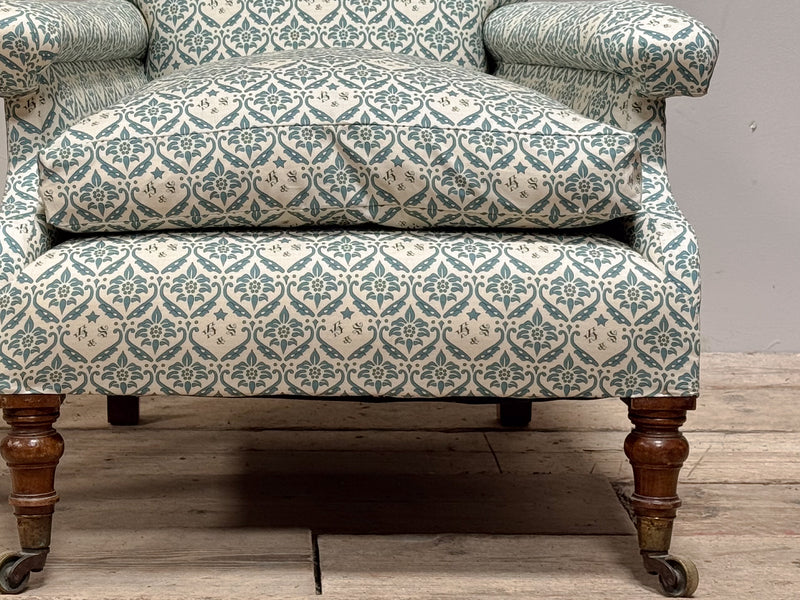 A Late 19th Century Howard & Sons 'Willoughby' Armchair
