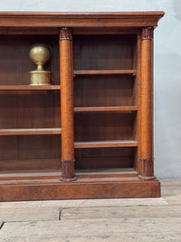 A George IV Oak Open Bookcase by J Kendell & Co.