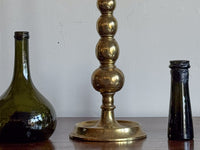 An Early 20th Century Brass Bobbin Lamp