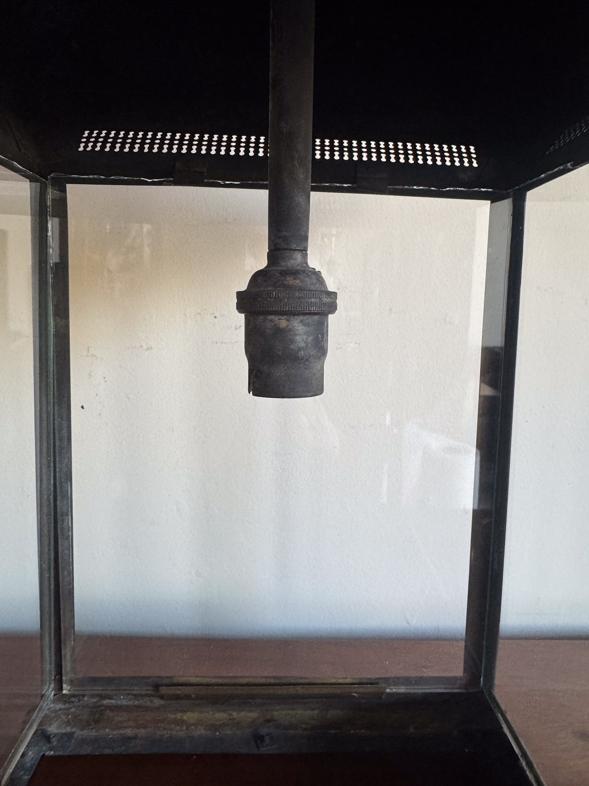 A 19th Century Copper Hall Lantern