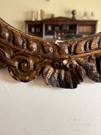 A Matched Pair of Late 18th Century Italian Giltwood Mirrors