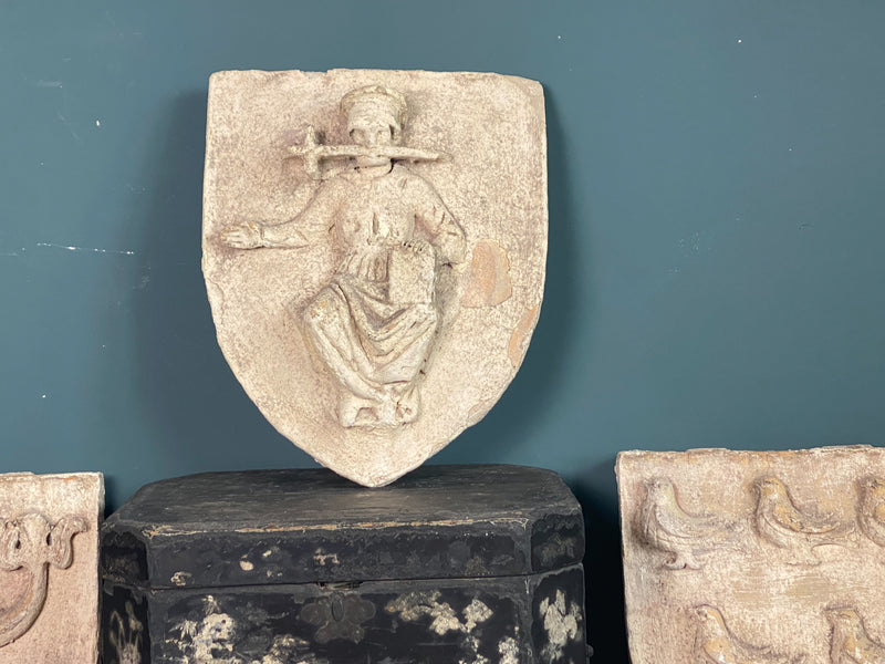 Early 20th Century Stone Shields