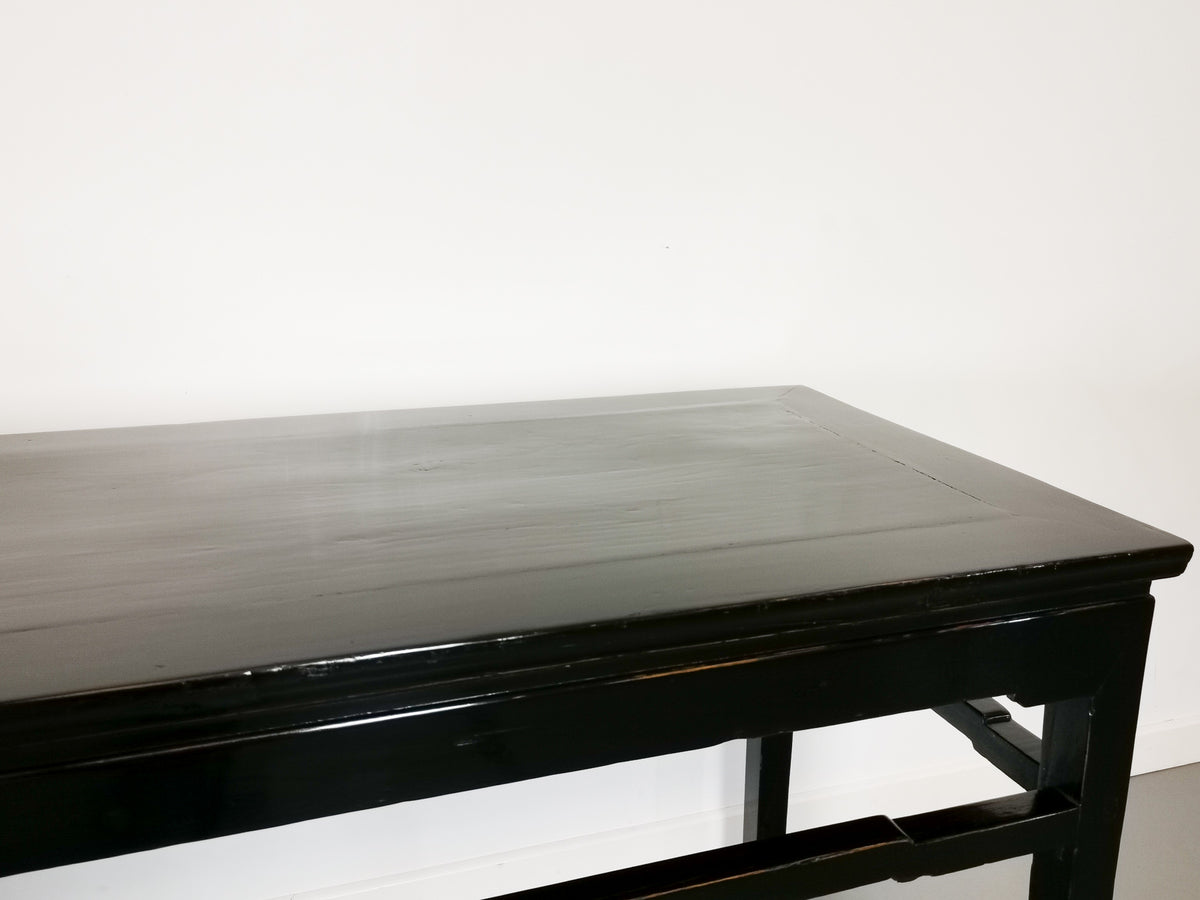 Black Lacquered Chinese Altar Table