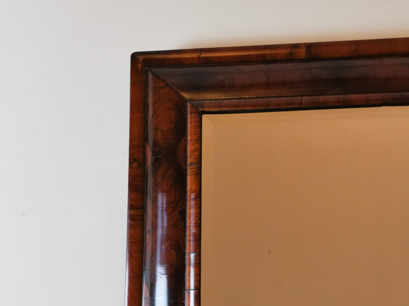 William & Mary Laburnum Oyster Cushion Mirror