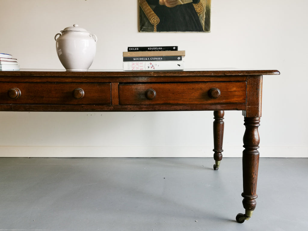 Early 20th Century Library Table – Rebecca Christie Miller