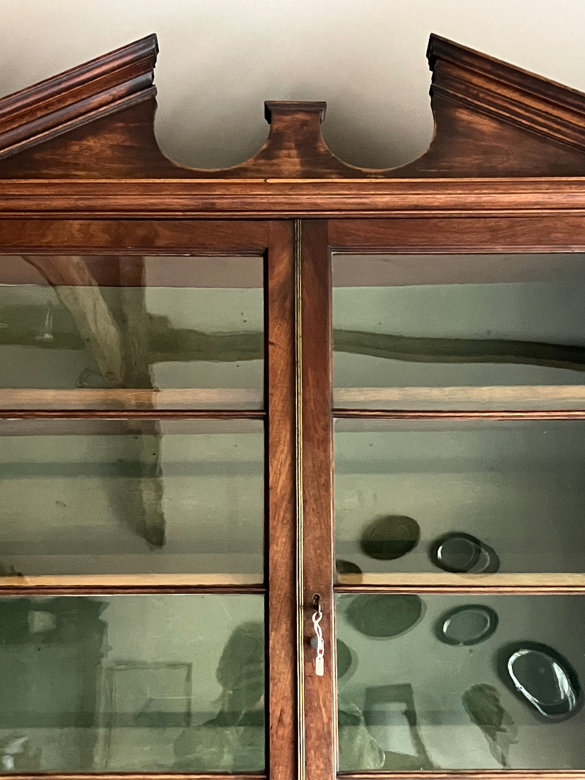 A George III Mahogany Breakfront Bookcase