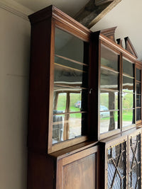 A George III Mahogany Breakfront Bookcase