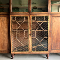 A George III Mahogany Breakfront Bookcase