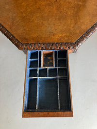 A George IV Walnut Drum Table