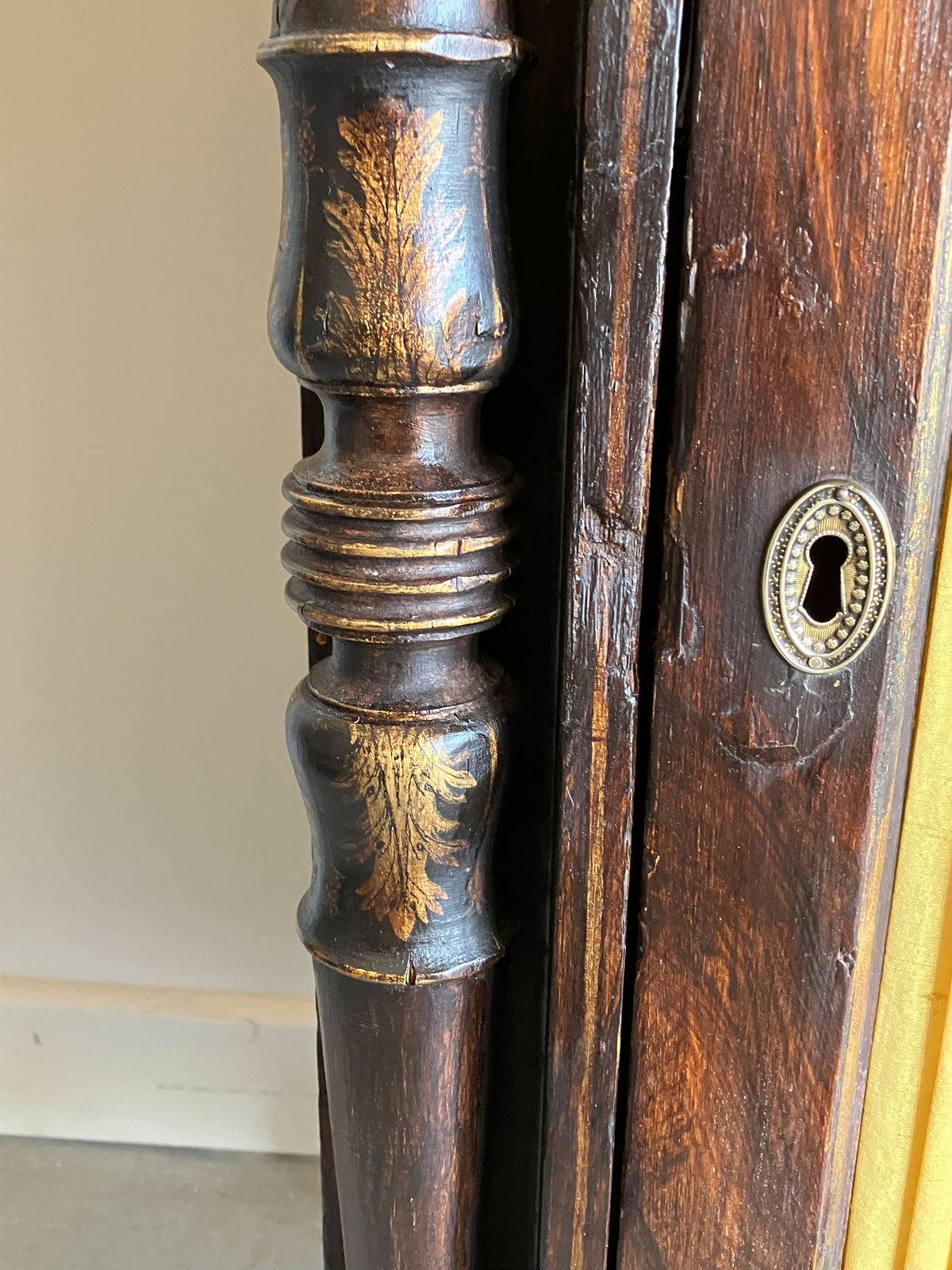 A Regency Simulated Rosewood  Side Cabinet