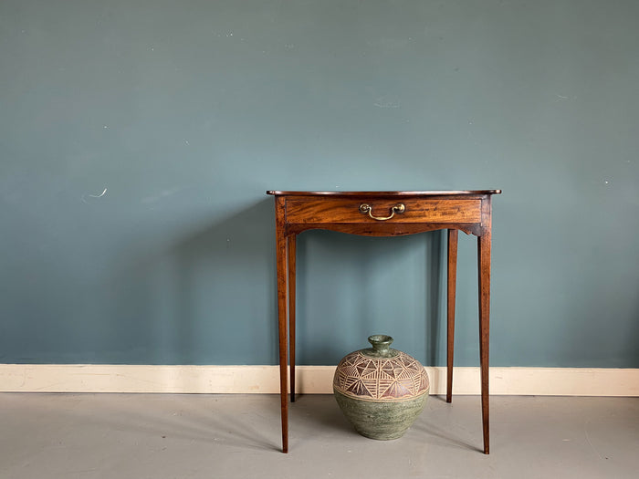 18th Century Figured Mahogany Table